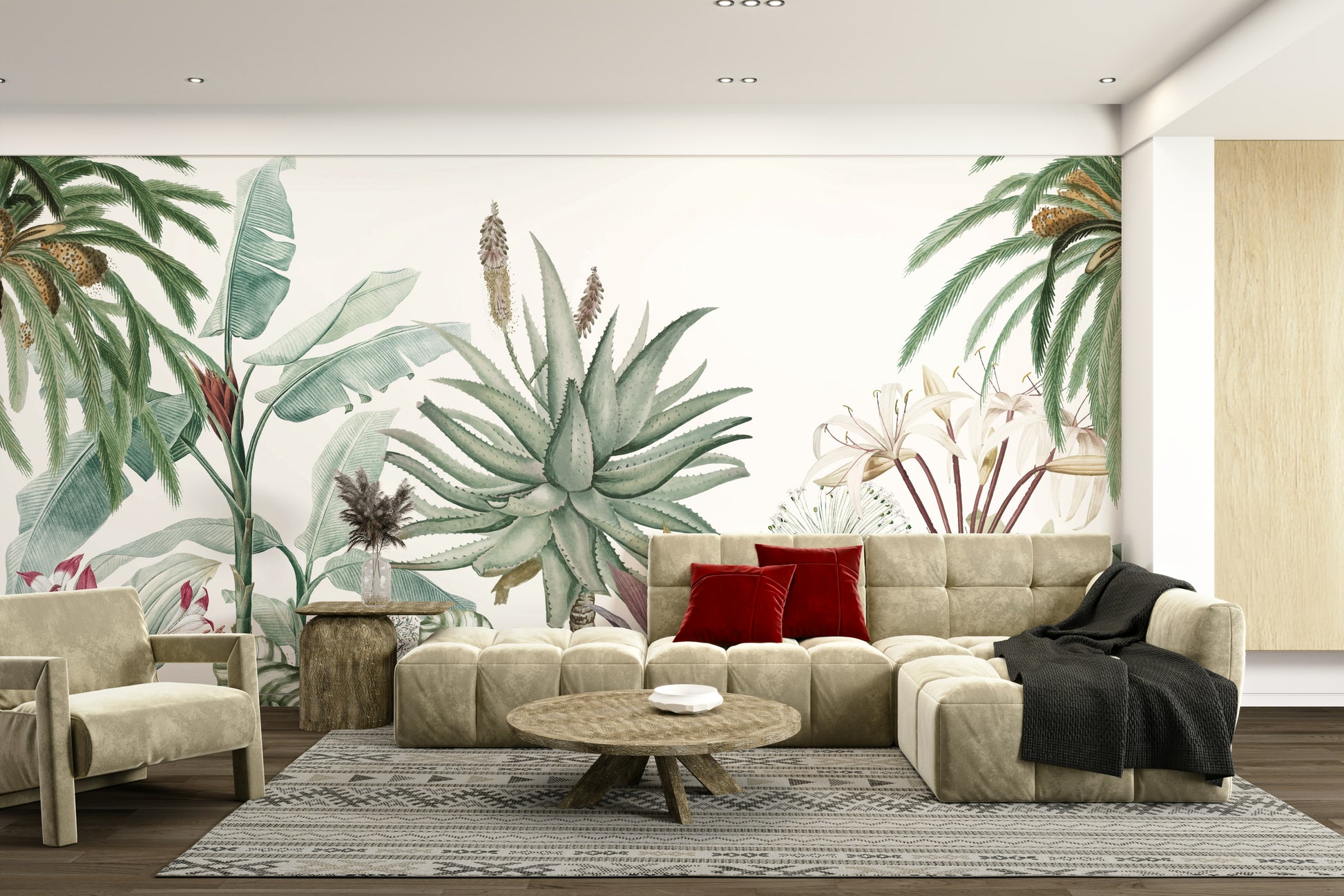 The design feels peaceful and nostalgic.

