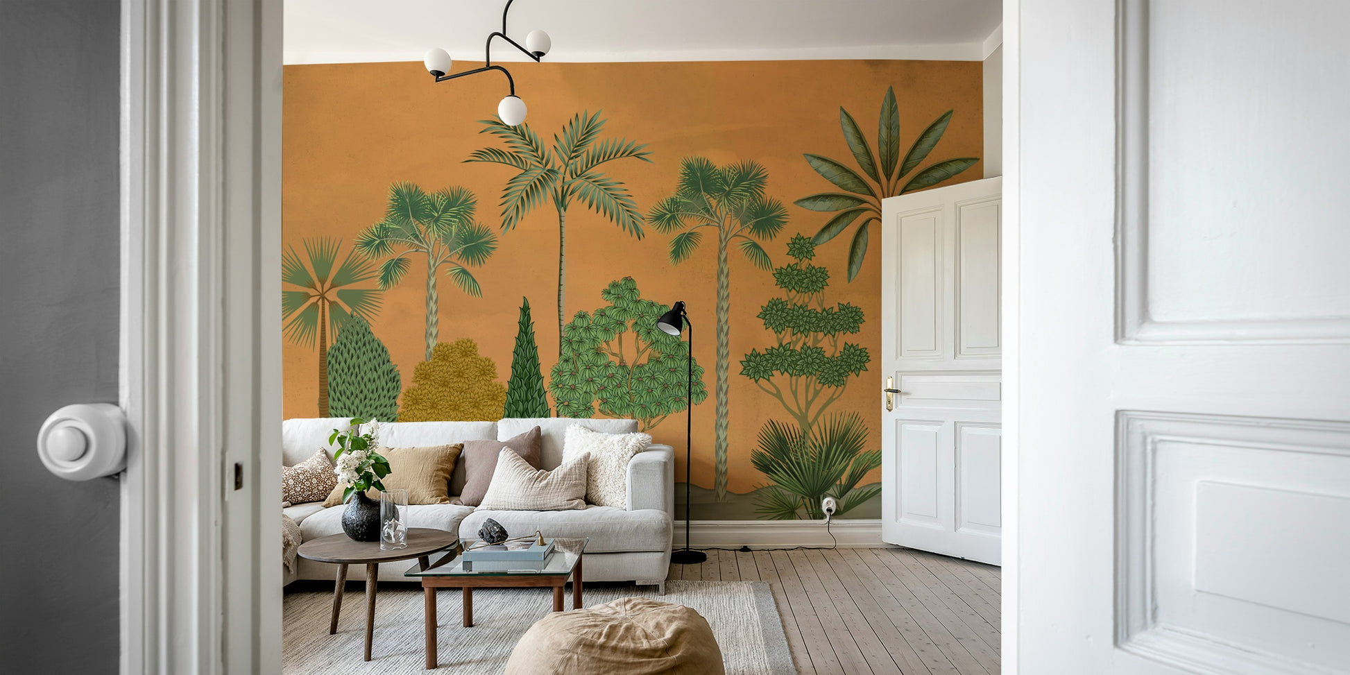 The design has a beautiful, artistic aesthetic.

