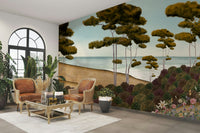 The image feels peaceful and restful.

