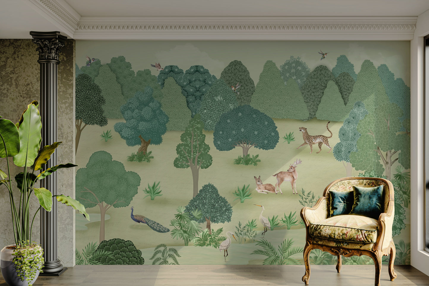 The image feels peaceful and restful.

