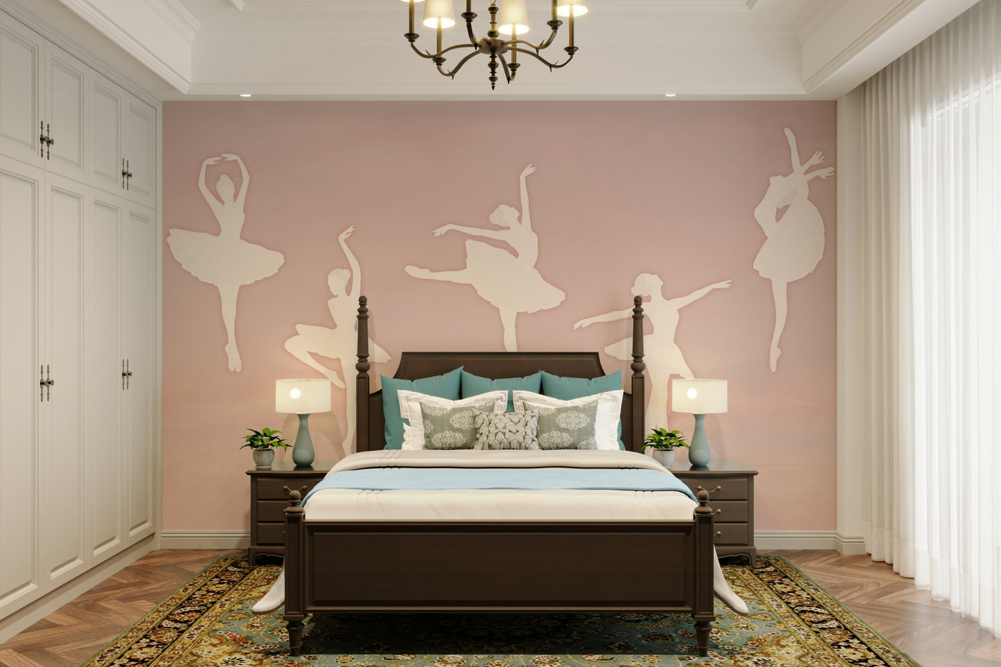 The image is suitable for a child's room or a nursery.

