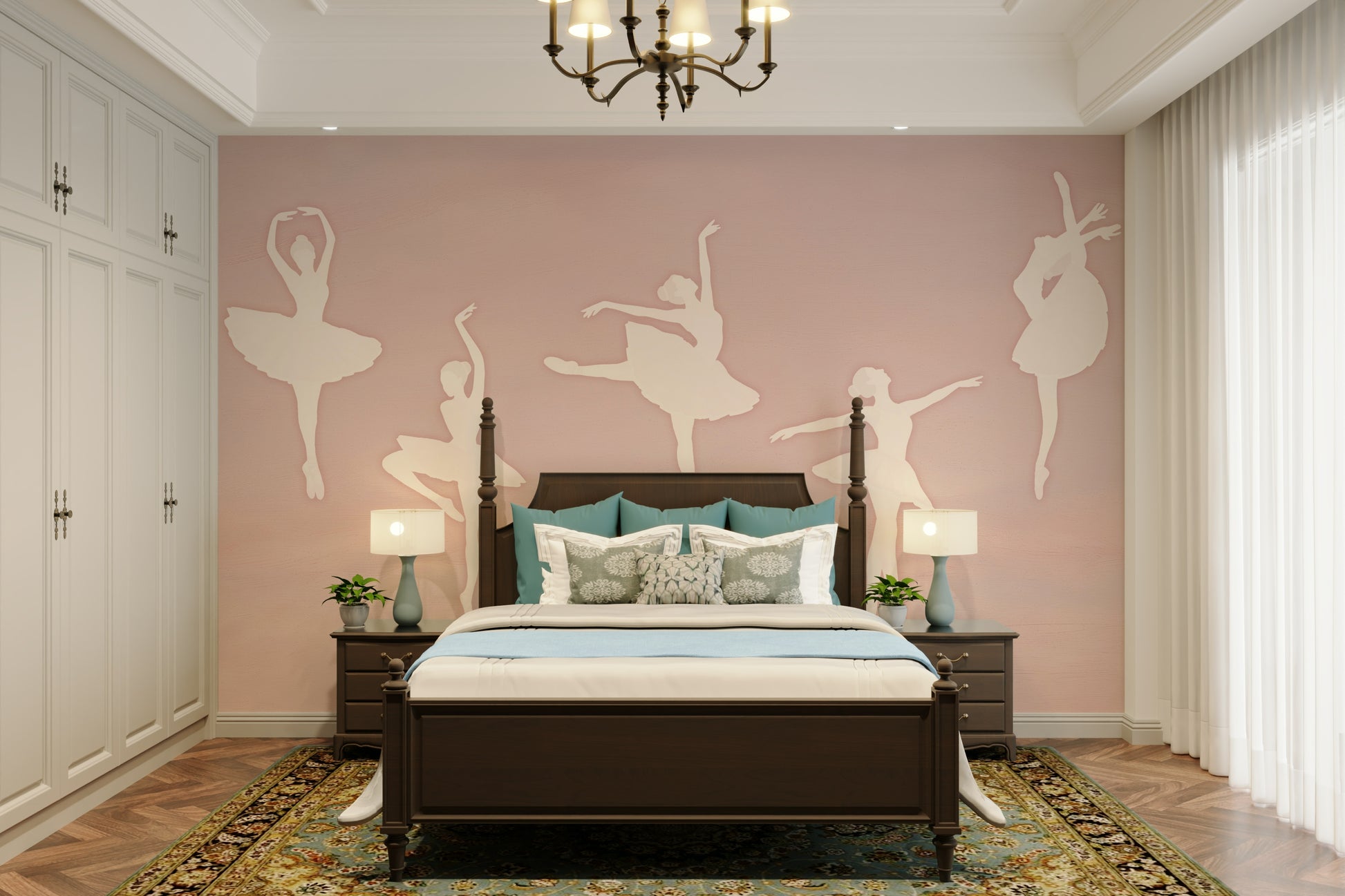 The image is suitable for a child's room or a nursery.

