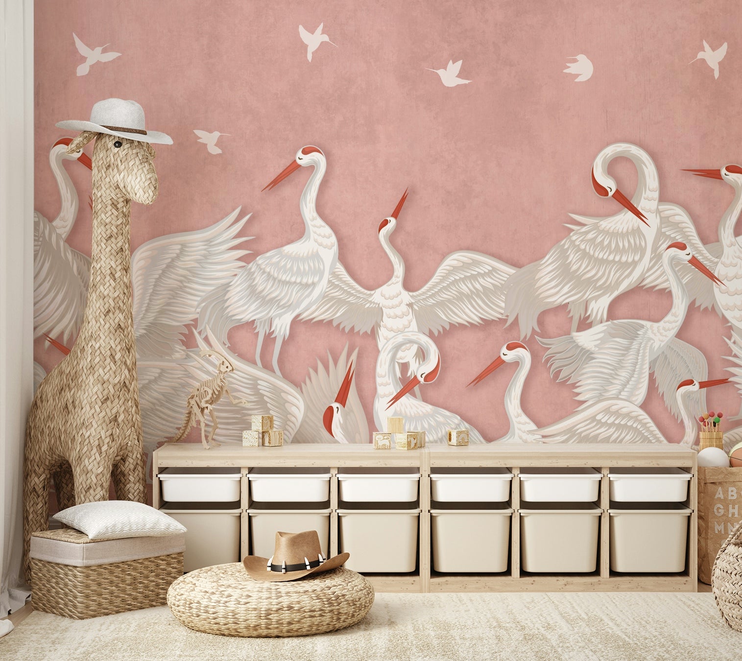 Wall decor showing a tranquil abstract view

