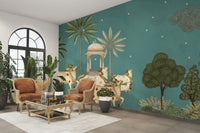 Neel Pichwai Wall Mural art



