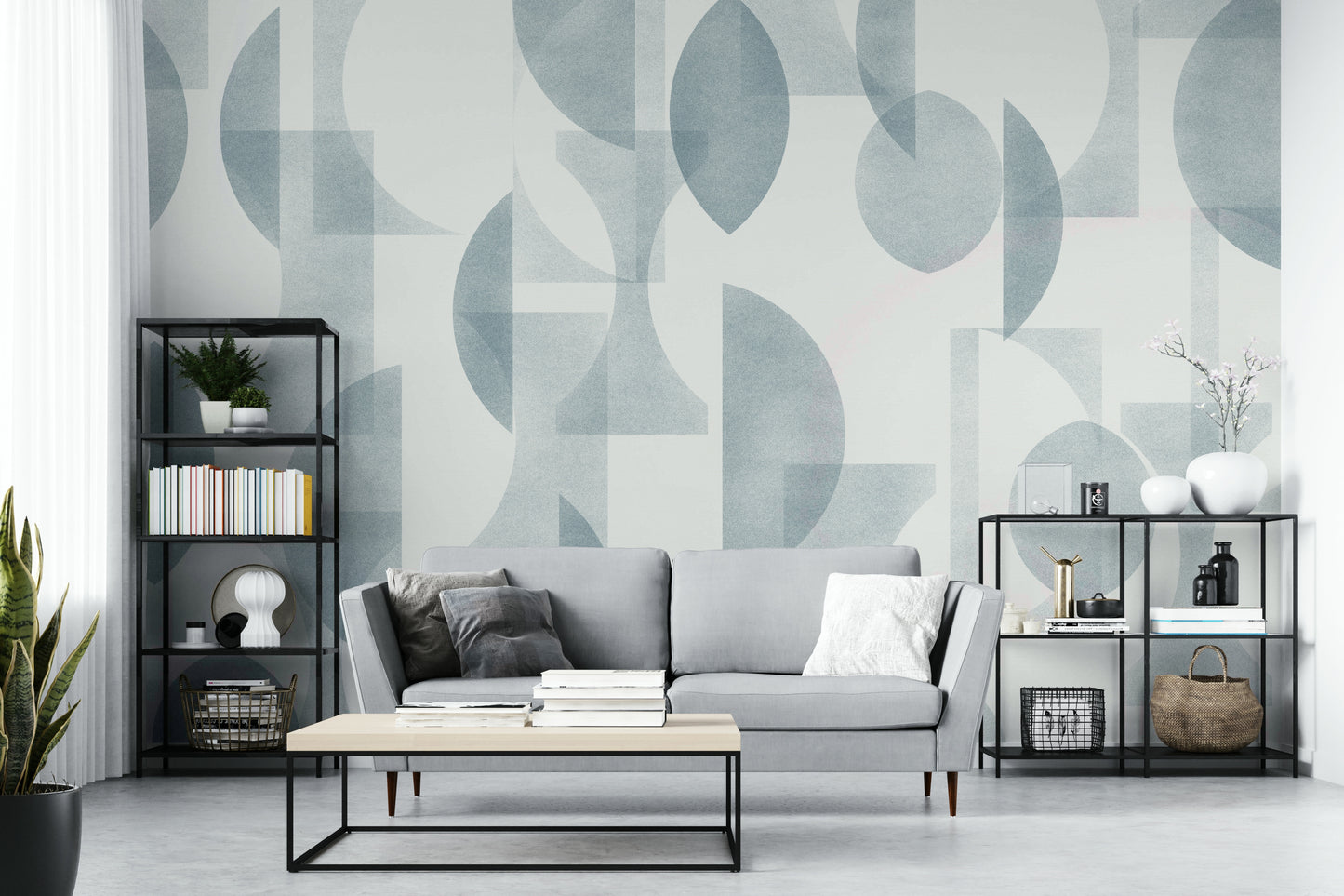 Wallpaper for walls with a sophisticated, abstract design

