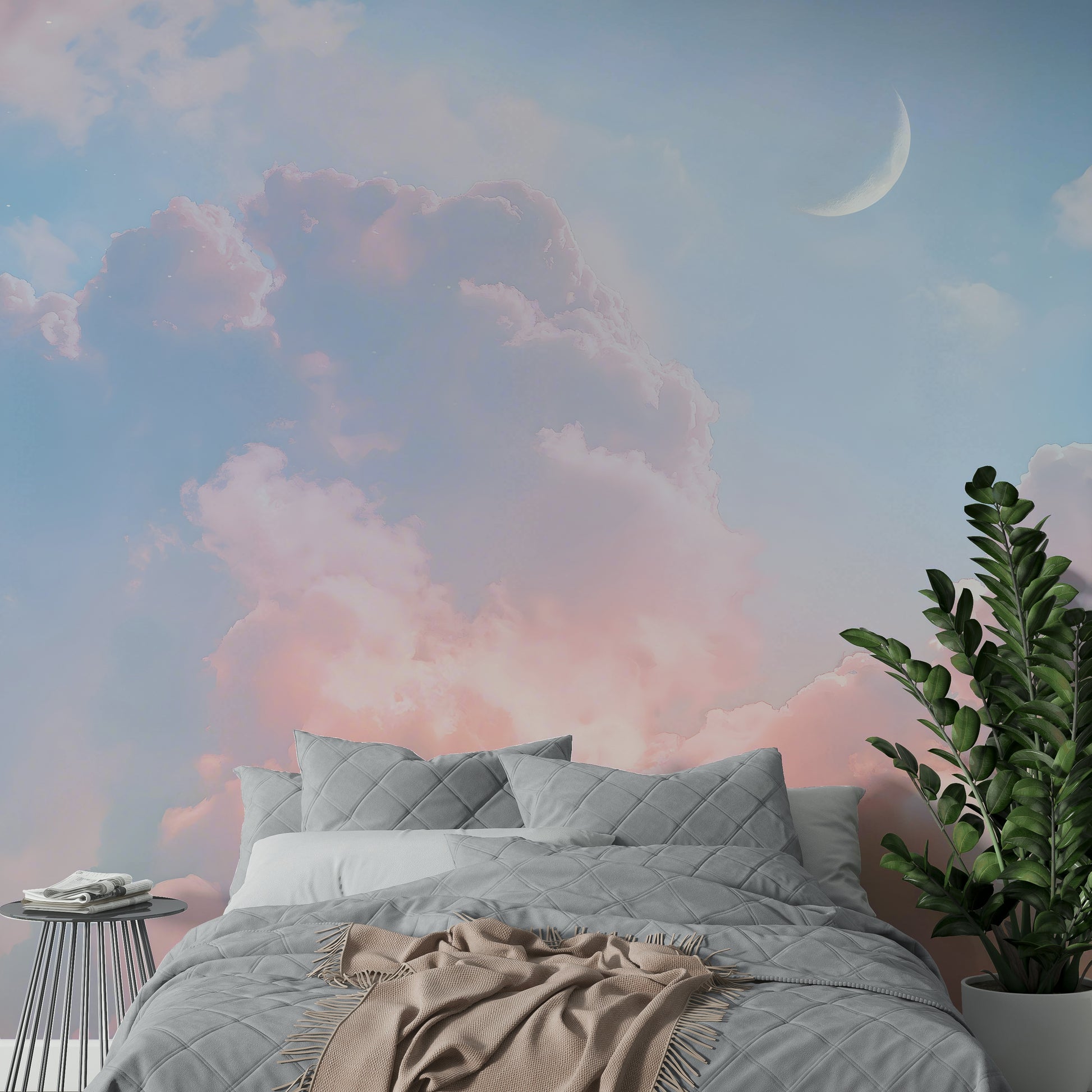 View of friendly shapes and a playful pattern

