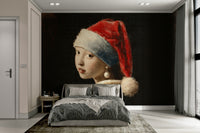 Serene art scene with a festive theme

