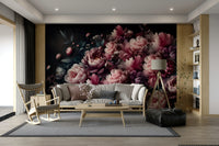 Wall decor showing a tranquil floral view

