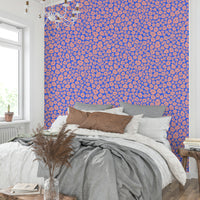 This wallpaper is suitable for a bedroom, a nursery, or a serene living space.
