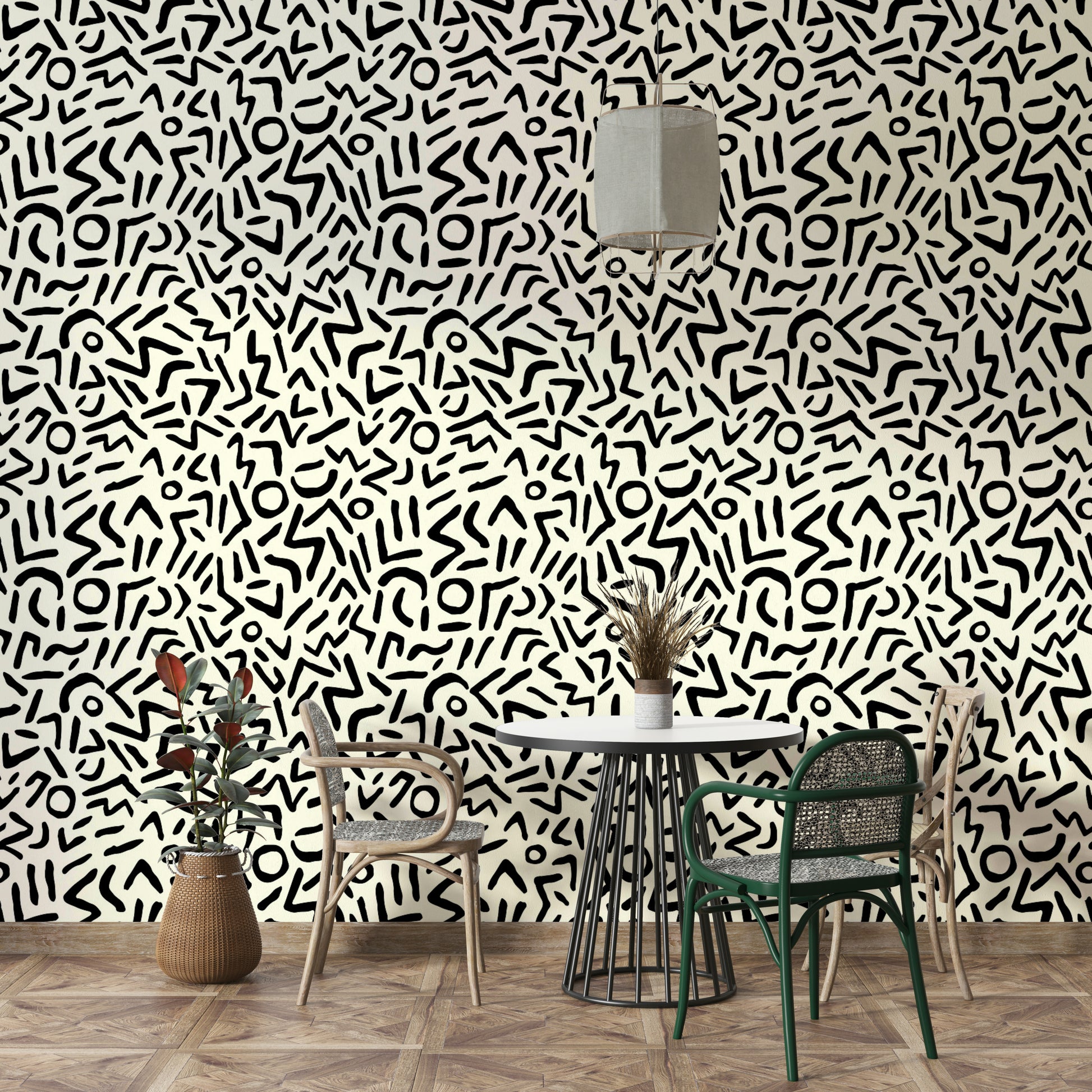 Wallpaper for walls with a unique, artistic feel

