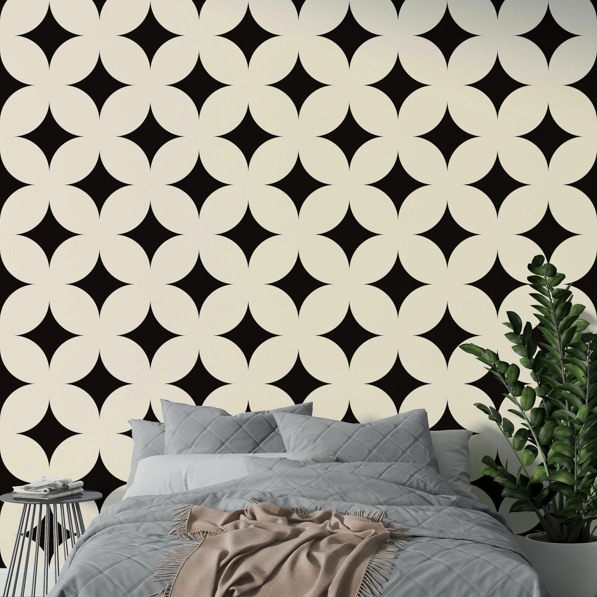 Wallpaper for walls with a clean, contemporary feel


