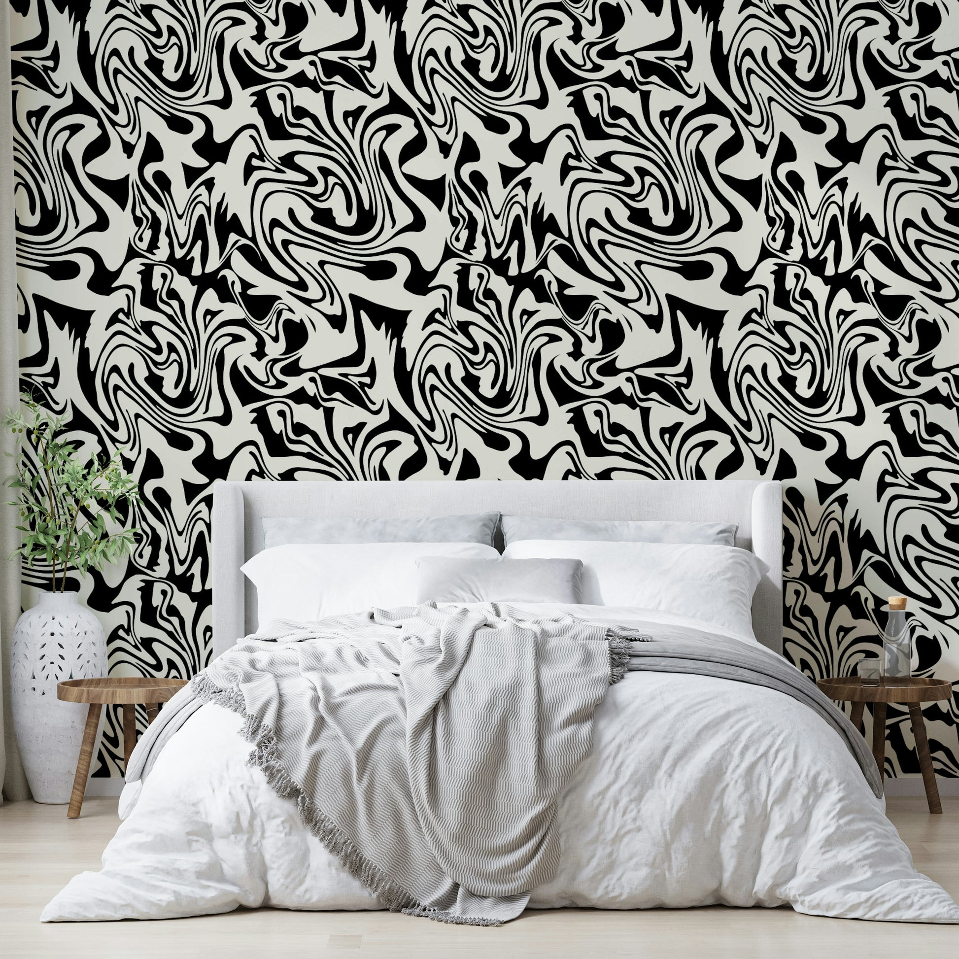 Abstract Liquid creative mural wallpaper

