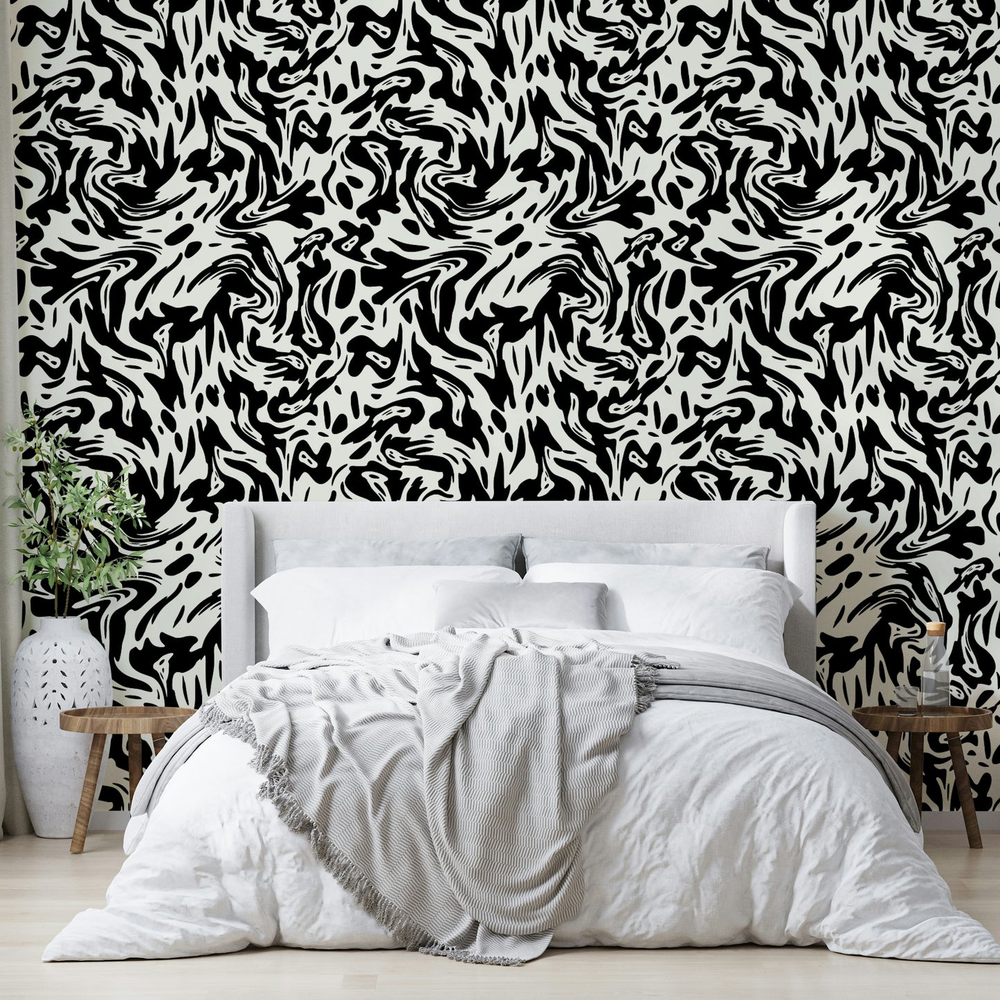 Contemporary abstract mural

