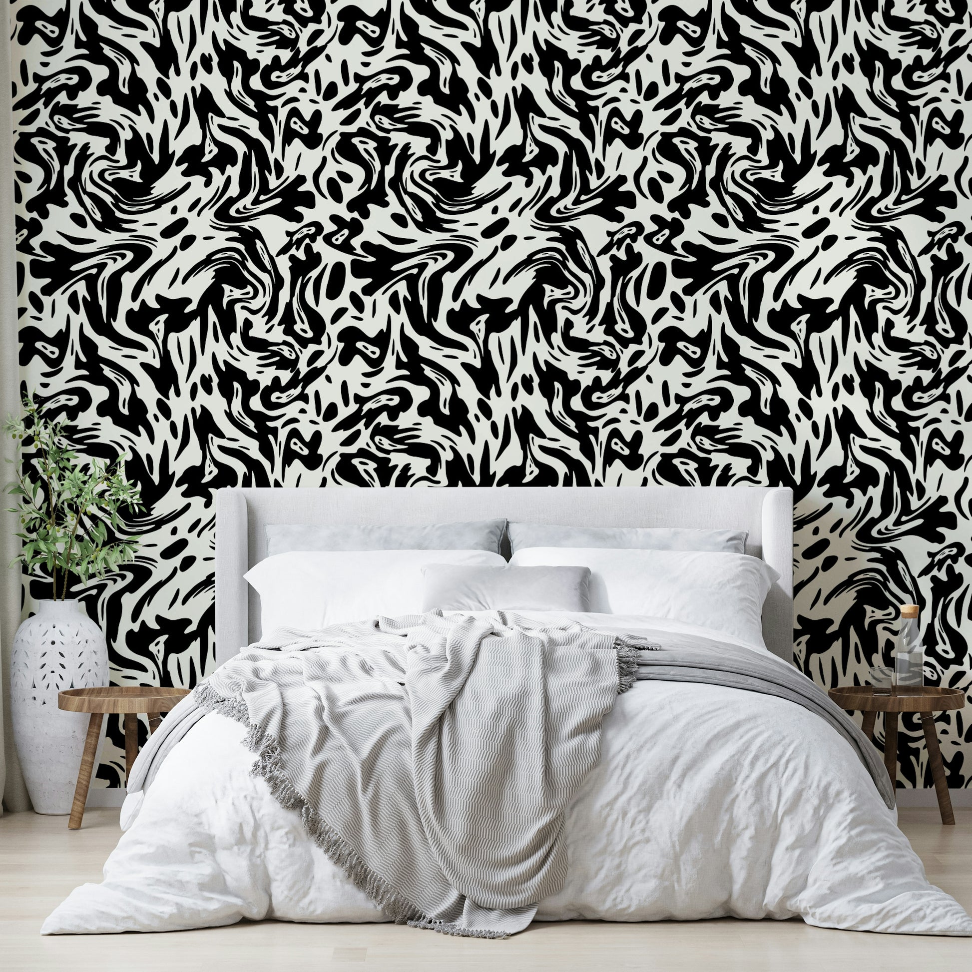Contemporary abstract mural


