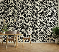 Flowing forms Shapes Wallpaper

