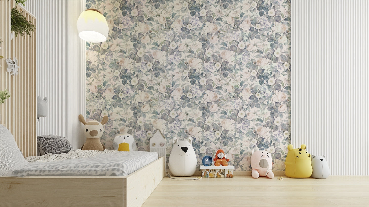 Wallpaper for walls with a calm, nostalgic feel

