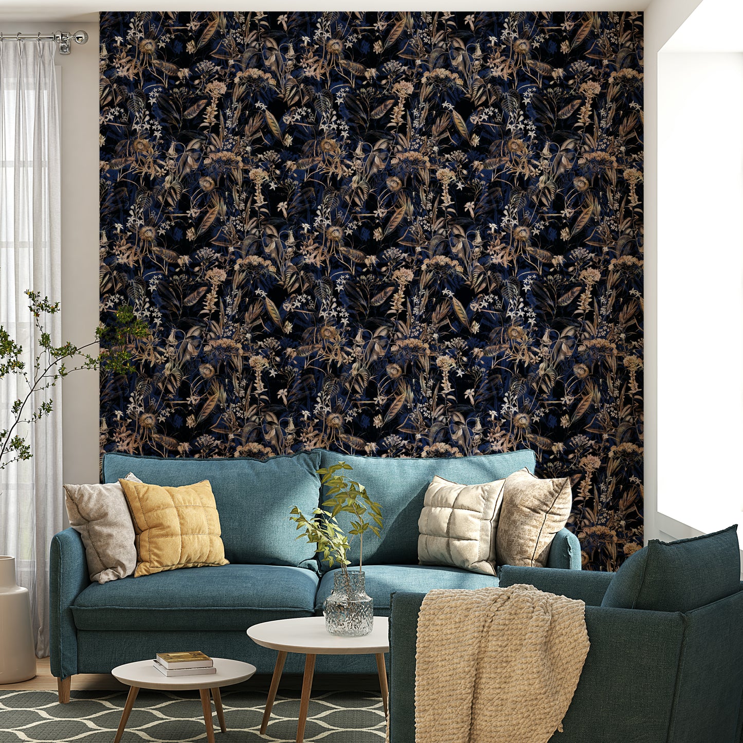 Wallpaper with a unique, luxurious design

