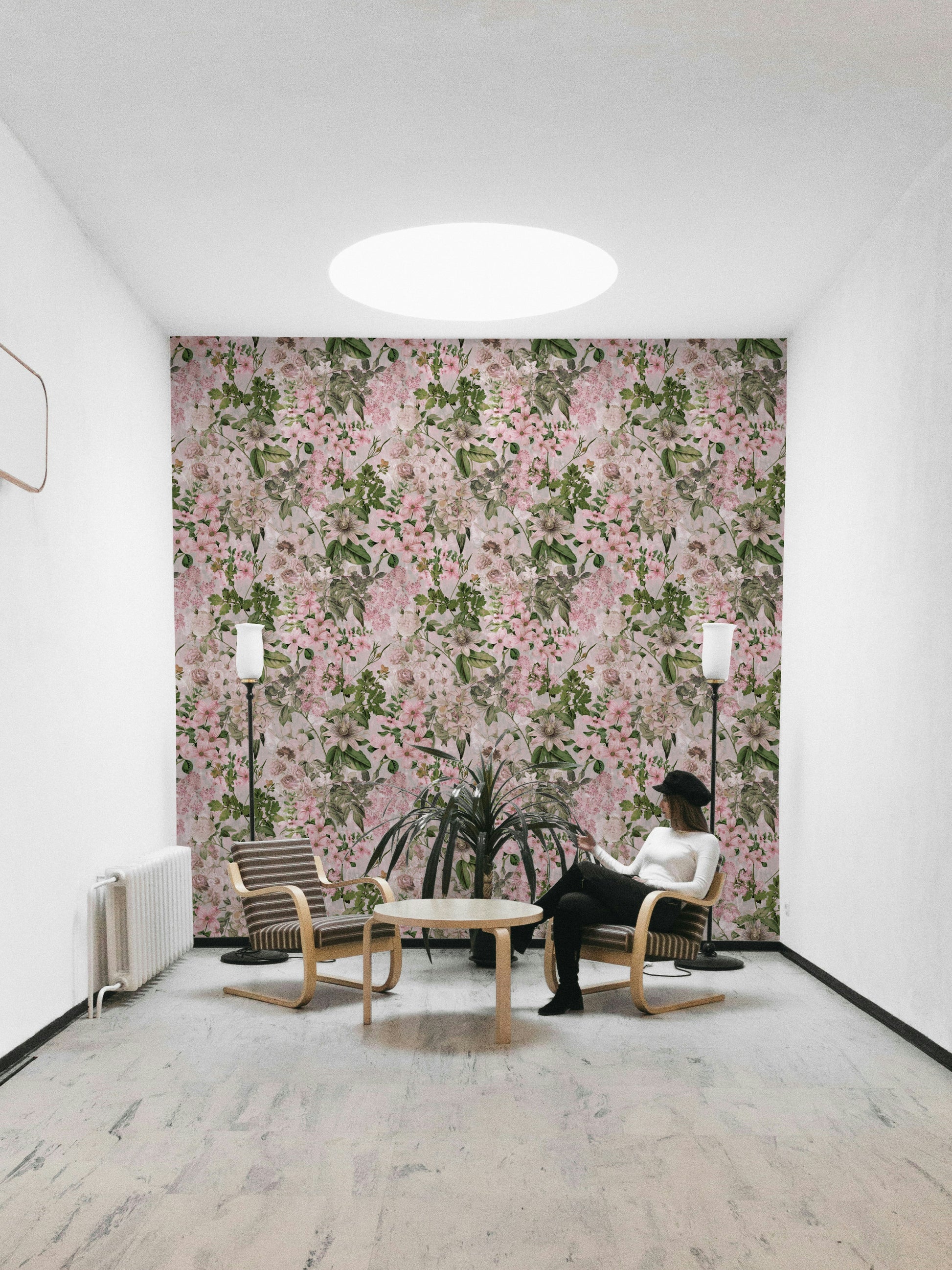 Wallpaper for walls with a calm, natural feel

