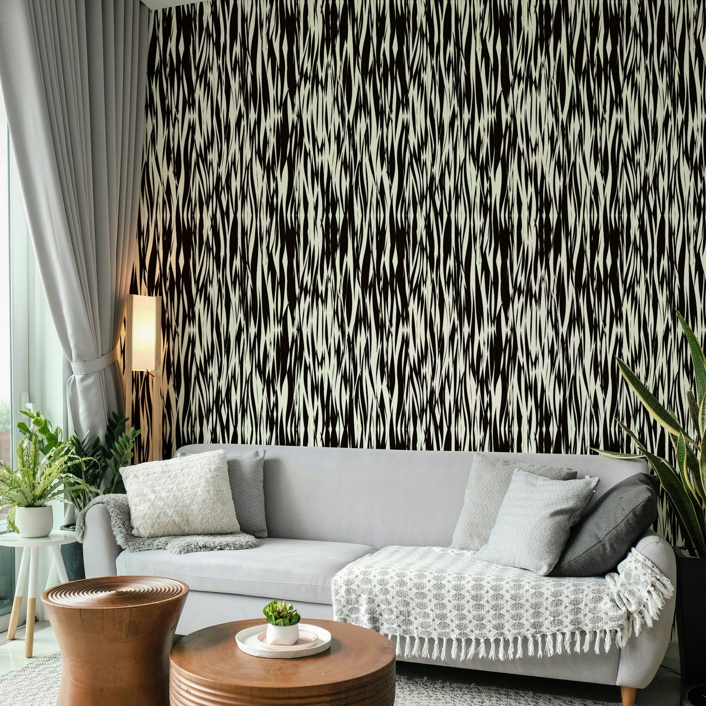 Wallpaper with a unique, modern and artistic design

