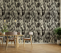 High-quality image of the black waves wallpaper

