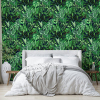 Detailed view of the lush, textured leaves

