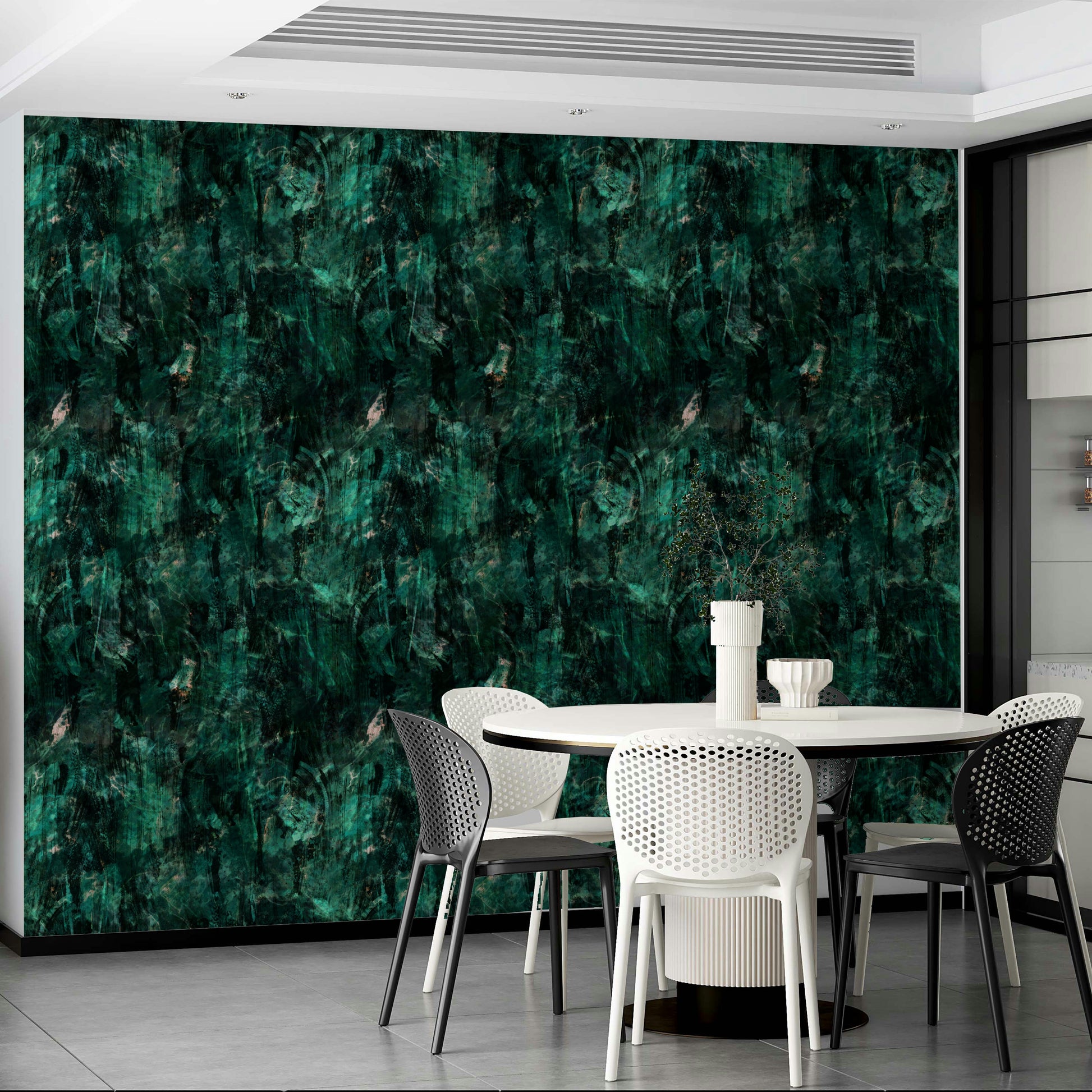 Emerald luxurious wallpaper

