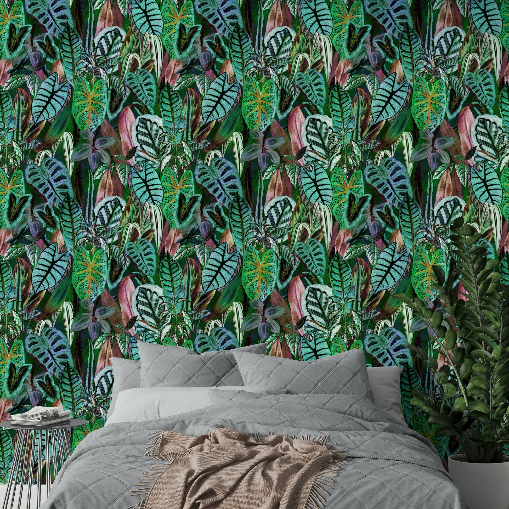 Green Foliage nature wallpaper

