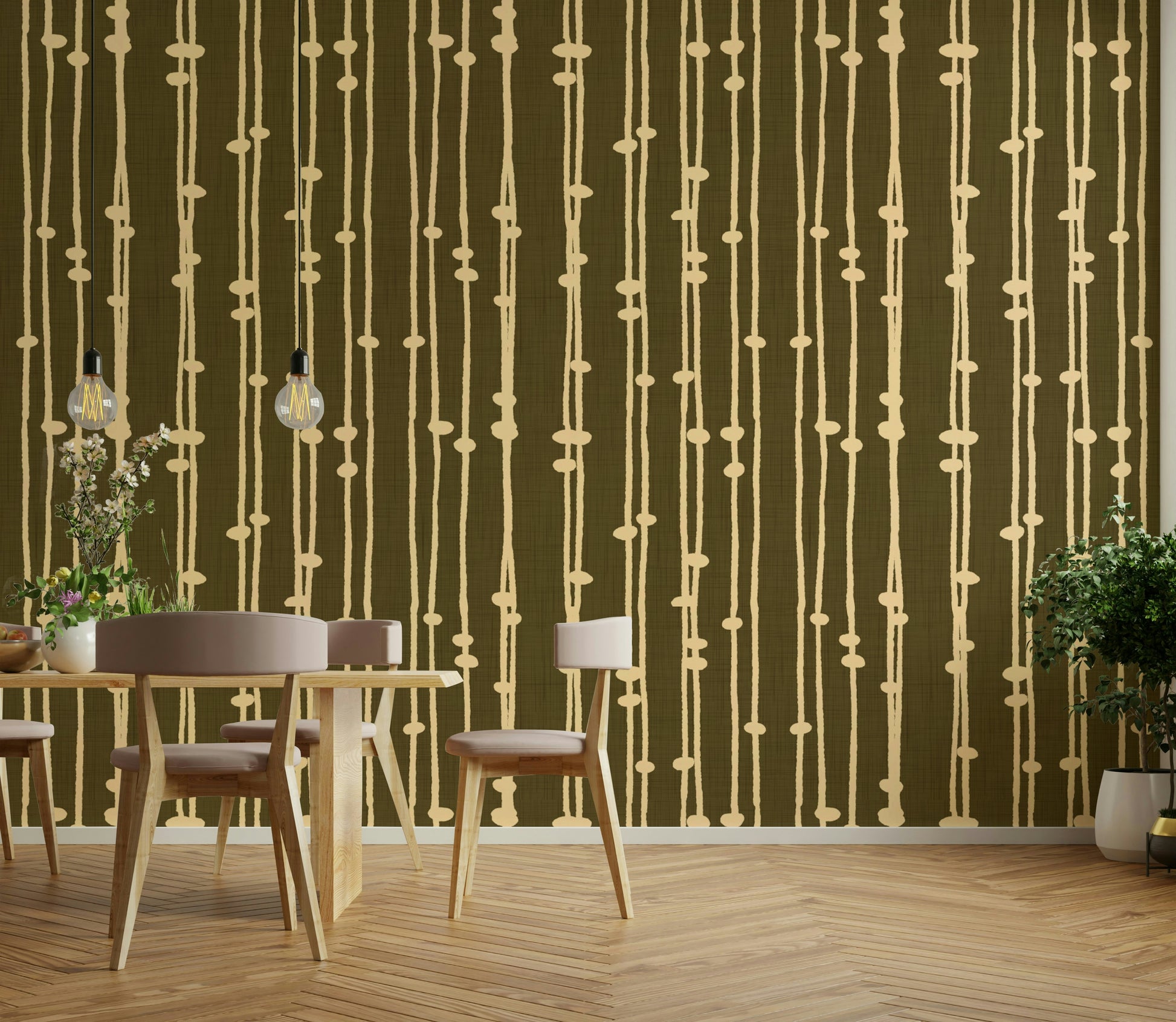 Boho Jewel Tone abstract wallpaper