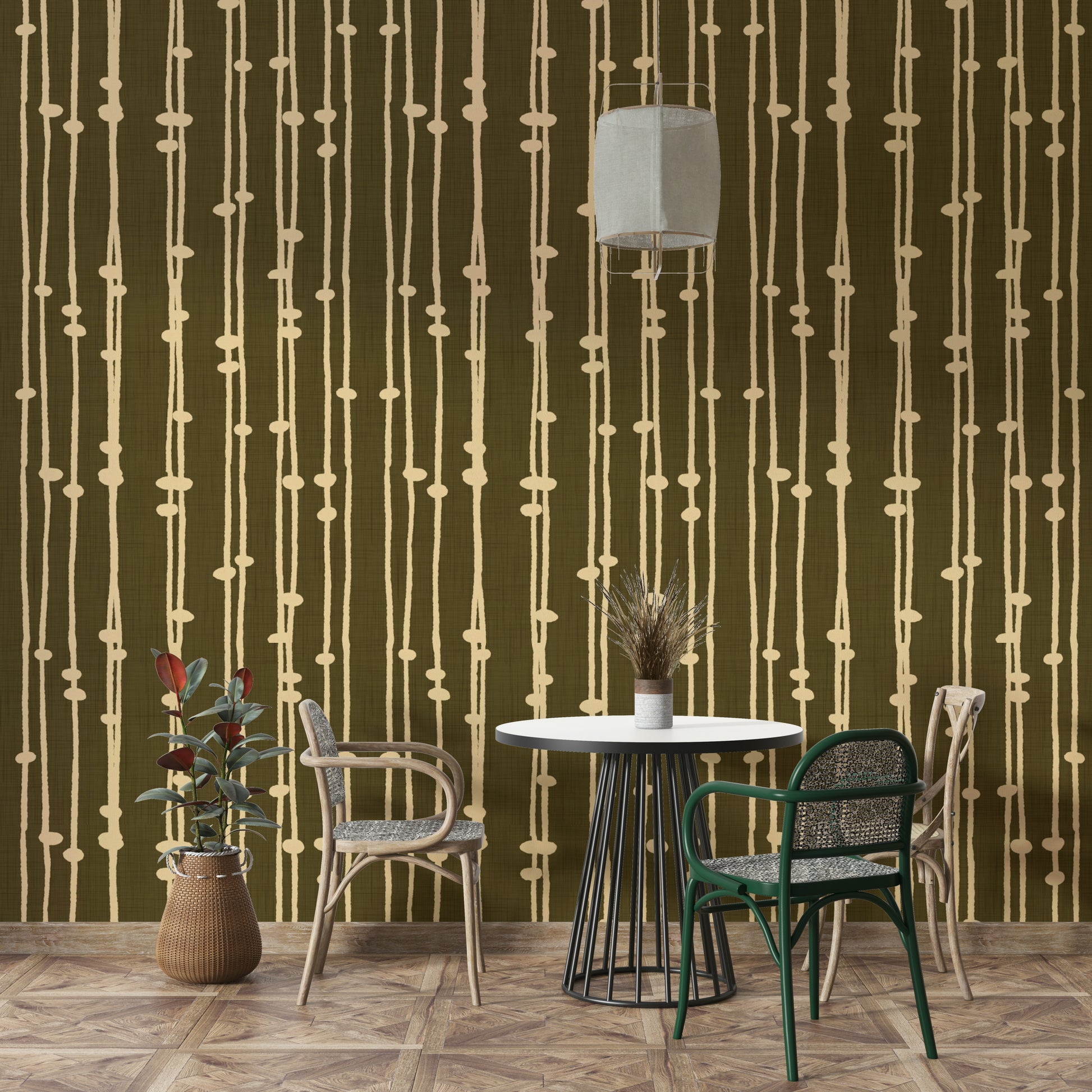 Boho Jewel Tone stylish wallpaper