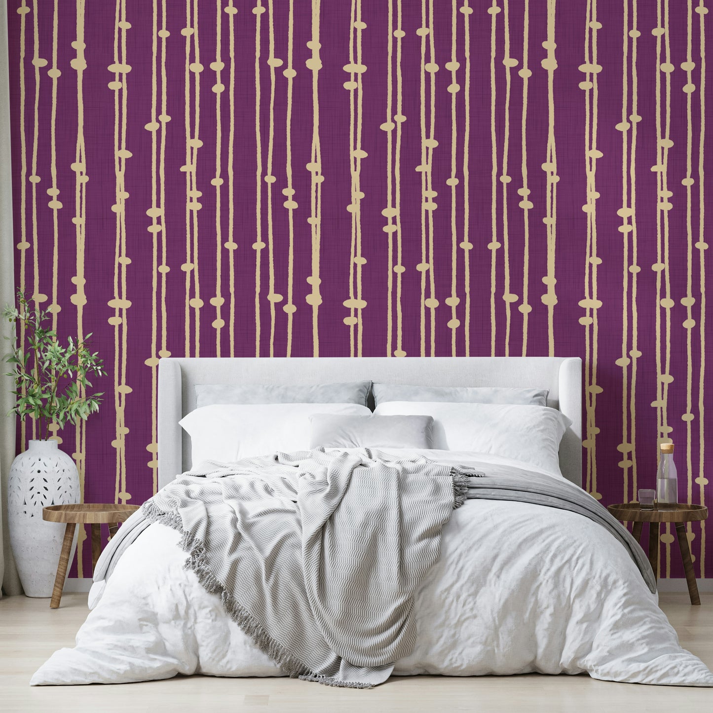 Boho Jewel Tone retro wall mural