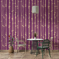 Boho Jewel Tone purple decor wallpaper