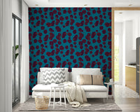 Boho Jewel Tone elegant wall covering