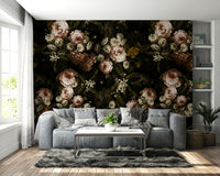 A classic noir garden wall covering.