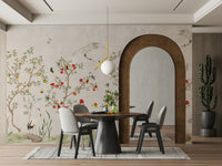 Chinoiserie Cranes beautiful wallpaper