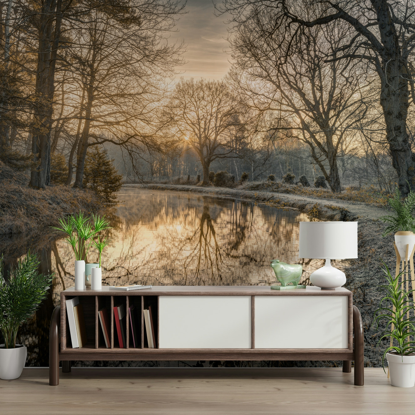 Frosty Morning peaceful wallpaper

