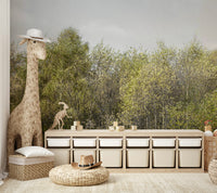 Birch Grove woodland wallpaper

