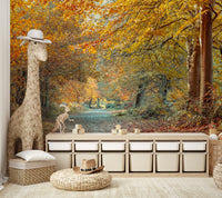 Serene Fall autumn wallpaper for walls

