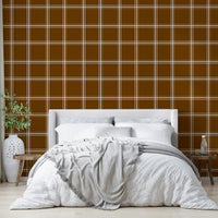 Terra Plaid stylish wallpaper for walls

