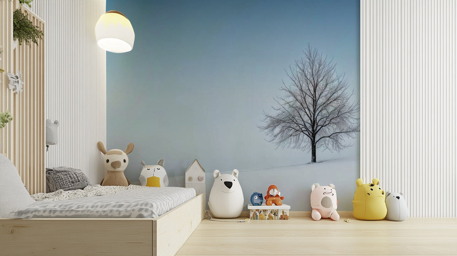 A close-up of the textured details on the ice and snow.