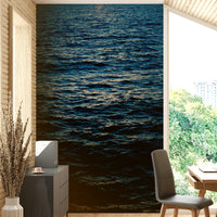 A contemplative natural theme wallpaper mural for a feature wall.

