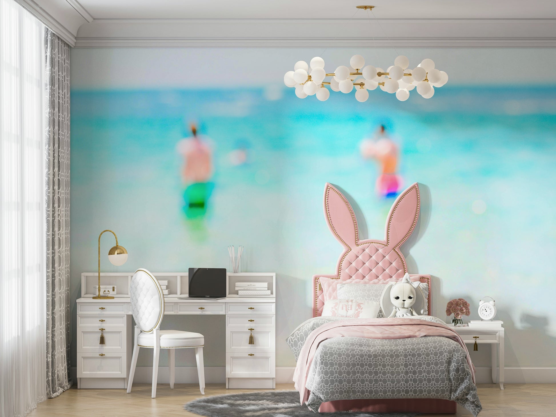 A classic nautical wallpaper for walls.

