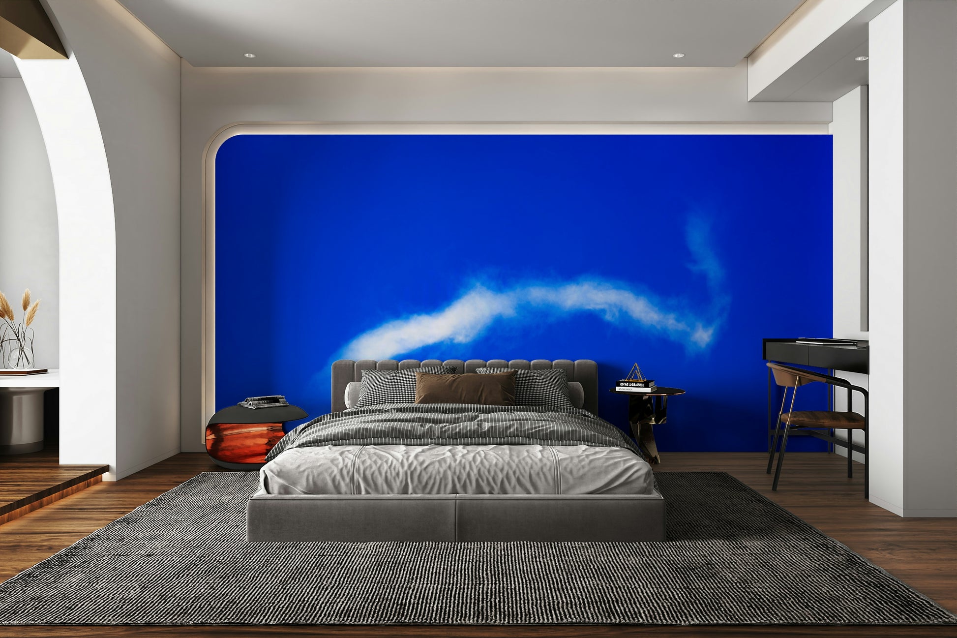 A classic cloud design wallpaper for walls.

