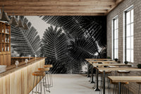 An artistic natural shape mural for home decor.

