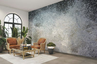 An artistic abstract explosion mural for home decor.


