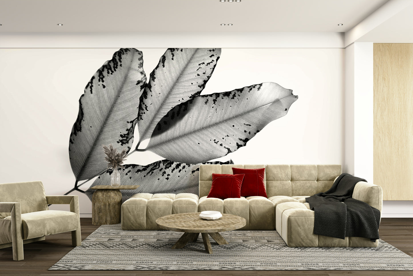 A serene nature inspired wall mural for your decor.

