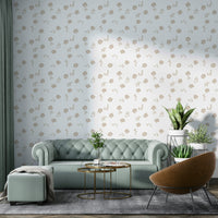 A classic floral wallpaper for walls with a calming theme.

