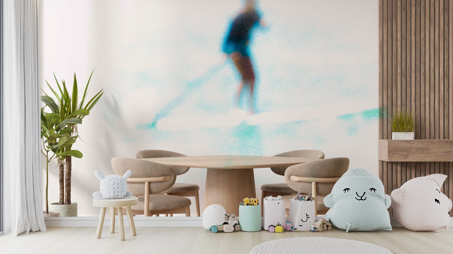 A classic ocean wallpaper for walls with a coastal theme.

