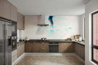 A serene coastal landscape wall mural for your decor.

