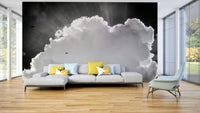 A tranquil ethereal cloud wall mural for your decor.

