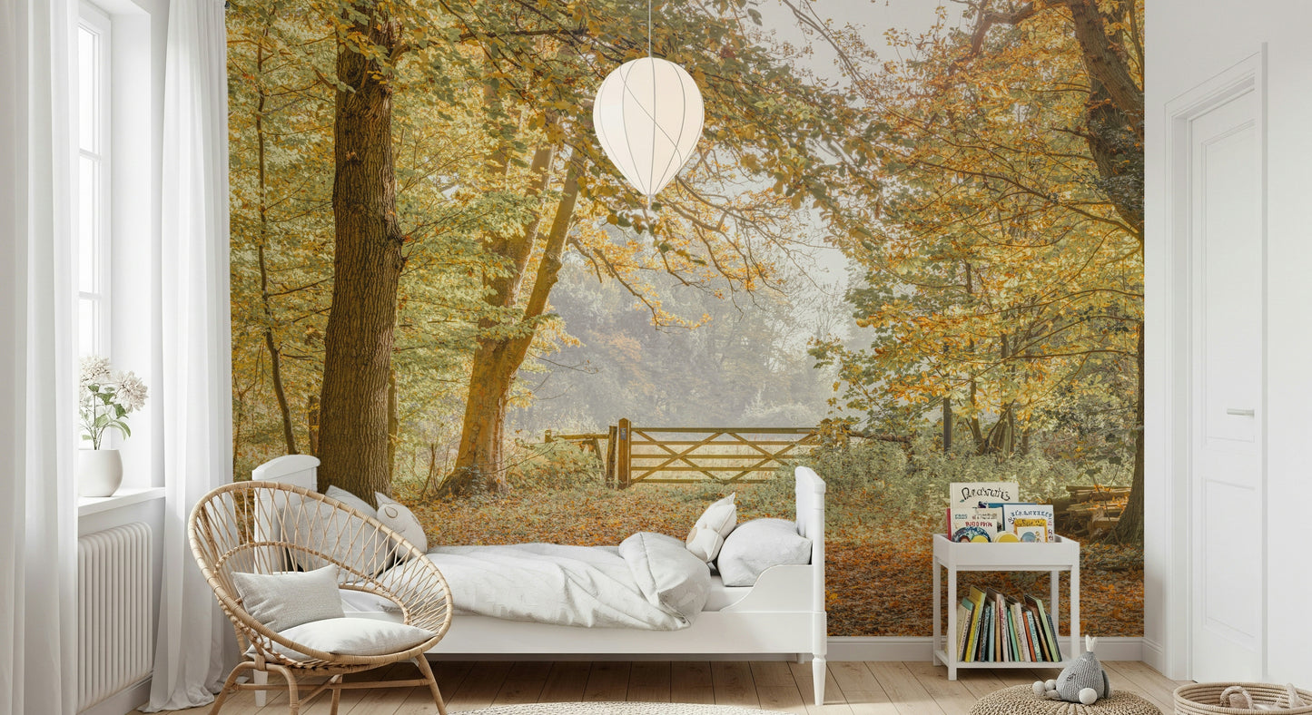 Autumn's Gateway Wall Mural